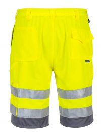 High-visibility polyester-cotton shorts